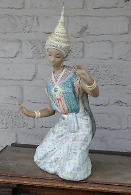 Buy LLADRO Ceramic Marked Thai Dancer Figurine Spain Statue Vincente Martinez • 461.78£