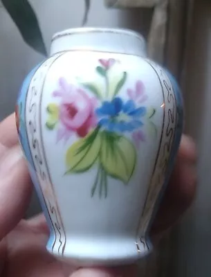Buy ANTIQUE DRESDEN ?  GERMAN  PORCELAIN Miniature Vase 2. 3/4  Doll House Size  • 14£