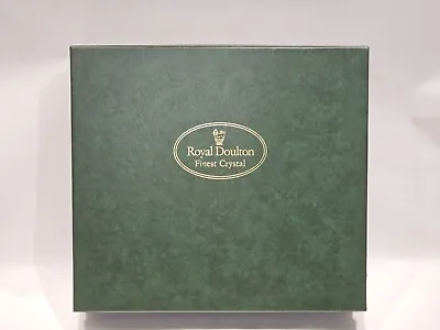 Buy Royal Doulton Finest Crystal Wine Glasses In Original Box - Set Of 6 • 80£