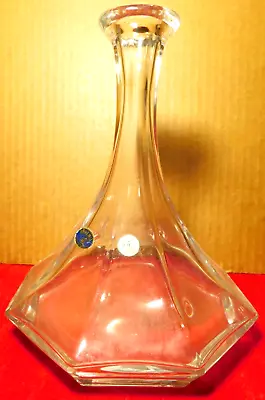 Buy PV~Bohemia Crystal 24% PbO Hand Cut Lead Crystal Vase Czech Republic 8  RARE!! • 55.72£