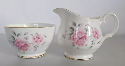 Buy Duchess Milk Jug & Sugar Bowl Duo Pink Rose V Pretty!💐FREEPOST UK, 4 CHARITY😇 • 20£