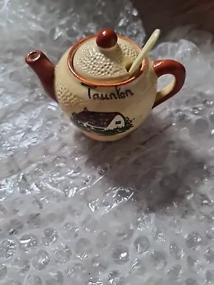 Buy Tauton Manorware  Teapot Souvenir  Vintage • 3.95£