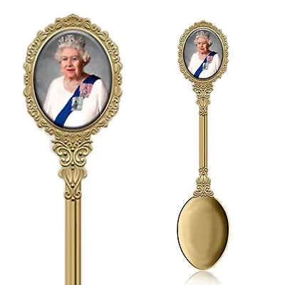 Buy Queen Elizabeth II Decorative Teaspoon - Commemorative Collectible Gift • 7£