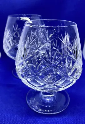 Buy Preloved Cut Glass Brandy Glasses 5  • 15£
