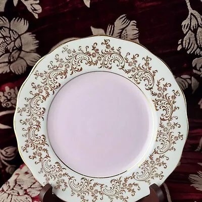 Buy Vintage Royal Standard Baby Pink Gold Filigree Bread Side Tea Plate 6¼  • 6£