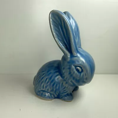 Buy Vintage Wadeheath Ware Blue Small 4” Bunny Rabbit • 12.95£