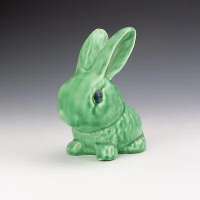 Buy Price Kensington Pottery - SylvaC Style Green Art Deco Rabbit Figure • 19.99£