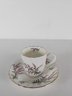 Buy Royal Worcester  Dunrobin  Pattern Small Coffee Cup And Saucer • 10£