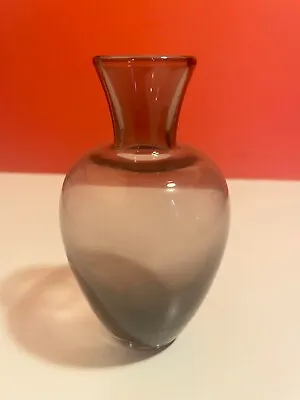 Buy Mid Century Style Small Flower Glass Vase, Decorative, Vintage • 10.99£