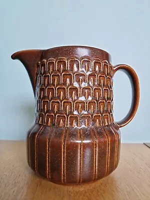 Buy Retro Wedgewood Pennine Brown Tall Water Jug Pitcher Mid Centuary Vintage 1960s • 4£