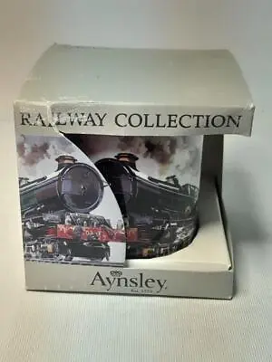 Buy Aynsley SPEED TO THE WEST Bone China Mug Railway Collection Original Box • 19.95£