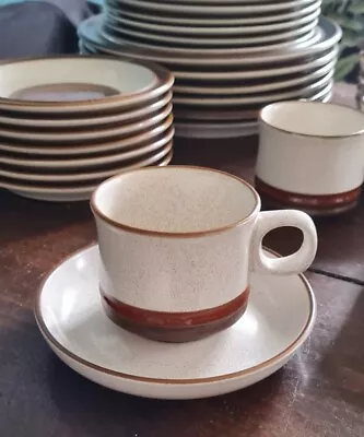Buy Denby Potters Wheel Tableware Set Tea Coffee Cup Saucer Vintage 1970 Original • 50£