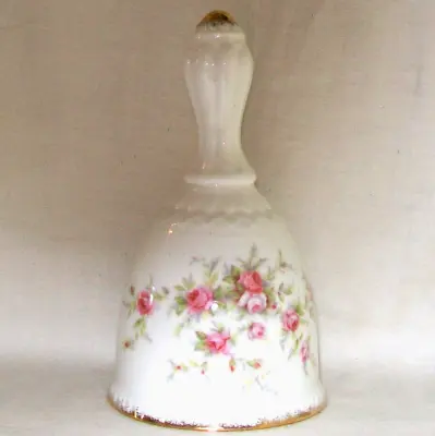 Buy PARAGON VICTORIANA ROSE China Bell 12cm Tall - Excellent Pre-Owned Condition • 7.99£