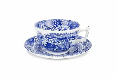 Buy Spode Blue Italian Tea Cup & Saucer • 31£