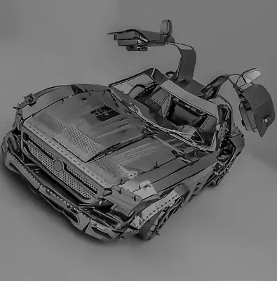 Buy Miniature Sport Car - 3D Metal Puzzle - DIY Kit  • 10.35£