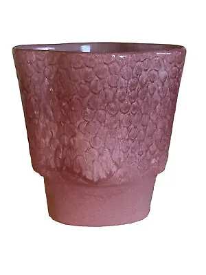 Buy Haeger 3460 USA Vase Oval Art Pottery Raised Design Pink Planter Vintage • 21.67£