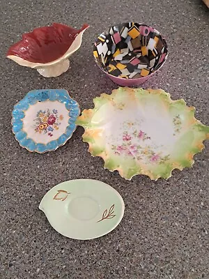 Buy Mixed Vintage Job Lot Of Collectible Bowls & Dishes Including Carlton Ware • 1.99£