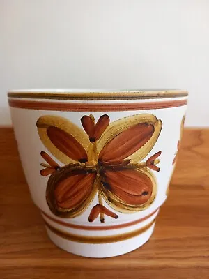Buy Cinque Ports The Monastery Rye Sussex Studio Pottery Brown Print Pot 1970s Vgc  • 14£