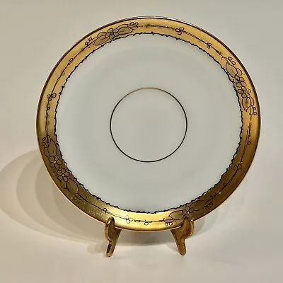 Buy Set Of 4 Thomas Bavaria Gold Encrusted Floral Porcelain Saucers Germany 5.5  • 76.84£