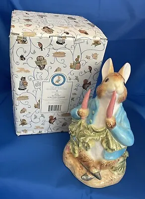 Buy Beatrix Potter Peter Rabbit In The Garden Moneybank Piggy Bank Boxed New A1326 • 14.25£