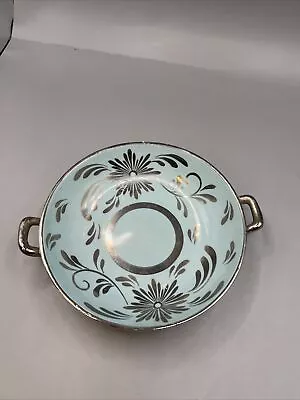 Buy VTG GRAYS POTTERY Plate With 2 Handles Hand Painted Stoke-on-Trent England • 27.64£