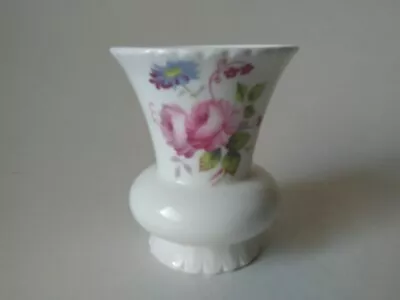 Buy Coalport Bone China Vase Shrewsbury Floral Pattern Good Condition 10cm • 9.99£