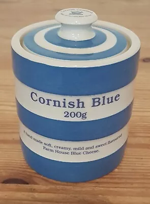 Buy T G Green (?) Cornishware (?) Blue And White Blue Cheese Pot 9cm • 5£