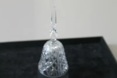 Buy Cut Glass Crystal Bell With Clapper Good Condition • 14£