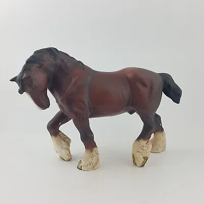 Buy Beswick Horse Figurine 2578 Shire Horse - 8565 BSK • 75£