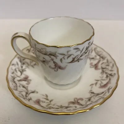Buy Minton Moorland Pattern Number S697 Cup And Saucer Set Bone China • 11.46£