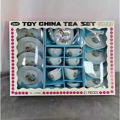 Buy Jaymar Toy China Tea Set J7068 21 Pieces Made In Japan Vintage Floral White • 24.56£