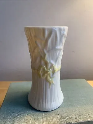 Buy Belleek Irish Parian China ‘typha’ 0672 Spill Vase Cream • 5£