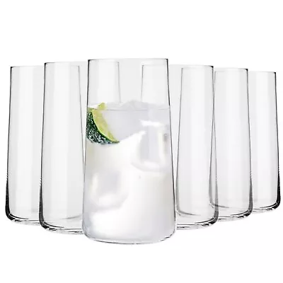 Buy Highball Drink Glasses 6 X 540ml Tall Glass Gift Set Elegant Cold Drinks Water • 15.46£