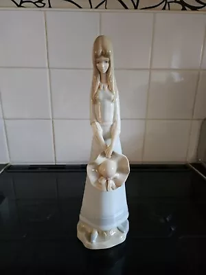 Buy Miguel Requena Spanish Porcelain Tall Girl Holding Hat 13  • 24.95£