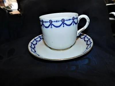 Buy Rare Antique George Jones Crescent China Cup & Saucer Blue Naples 16907 • 17.50£