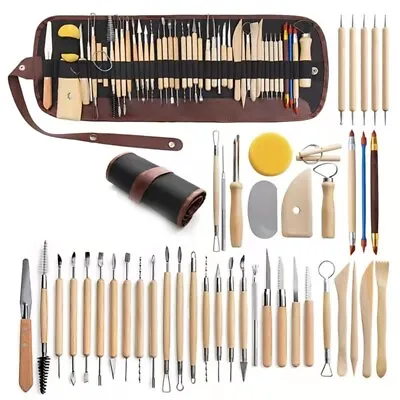 Buy 43 Pieces/Set Clay Pottery Tools Kit Practical Sculpting Tools For Beginners Kid • 30.85£