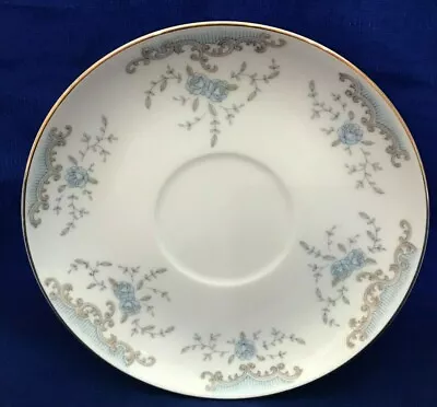 Buy Vintage Imperial China Seville Pattern Saucer 6 1/8  Blue Floral JAPAN EUC • 6.70£
