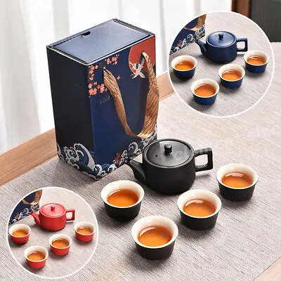 Buy Chinese Porcelain Tea Set Ceramic Teapot Kung Fu Tea Cup Traditional For Gift • 24.99£