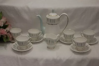 Buy 10290q Lovely Vintage Queen Anne Bone China Coffee Set  Caprice  Inc Pot • 20£
