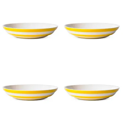 Buy NEW Cornishware Pasta Bowl Yellow Set 24.5cm 4pce • 89.25£
