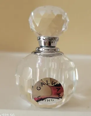 Buy NEW Galway Living Savoy Chrystal 2.5” Mini Perfume Empty Bottle Glass Wand NWOB • 15.13£
