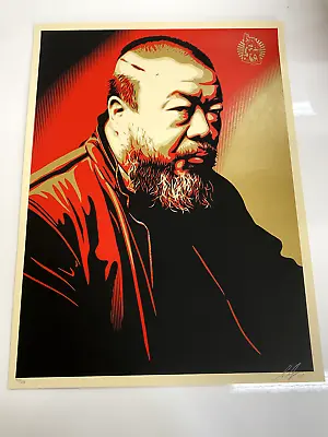 Buy Ai Wei Wei Cost Of Expression 2014 By Sheppard Fairey Obey Art Poster S&N • 1,027.38£