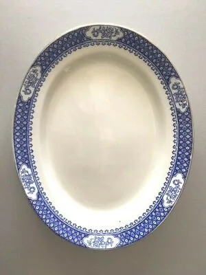 Buy Antique Coronaware Small Blue & White Platter/plate • 10.99£