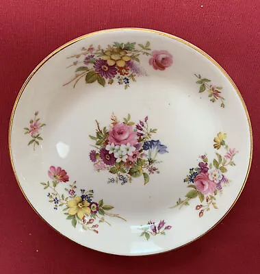 Buy Very Pretty Vintage Hammersley Fine Bone China Round Trinket Dish Flower Pattern • 5.50£