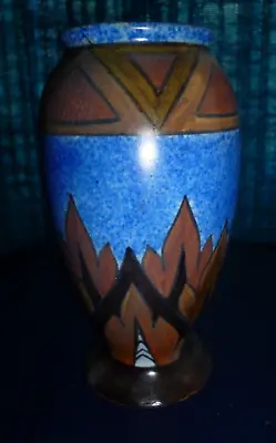 Buy Art Deco - Clews Chameleon Ware Blue Flame 14cm -  Vase • 59.99£