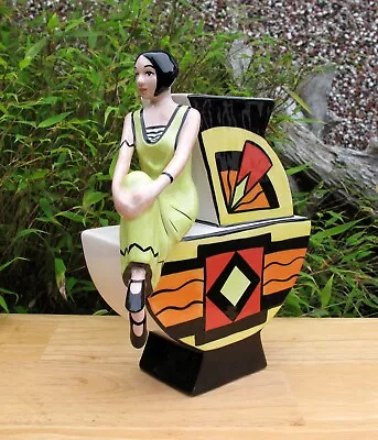 Buy Lorna Bailey Exquisite Art Deco Lady Vase  Limited Edition 75/75 March 2001 • 275£