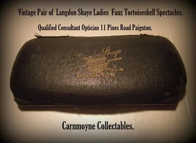 Buy Pair Of Langdon Shaye Paignton. Faux Tortoiseshell Ladies Spectacles.AH1490. • 19.99£