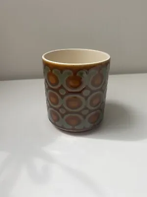 Buy Lovely Vintage/Retro Hornsea Pottery Abstract  Brown/Turquoise Jar Bronte No Lid • 12.99£