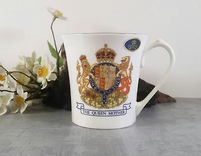 Buy Aynsley Queen Mother 90th Birthday Mug Commemorative Queen Elizabeth Bone China • 9.99£
