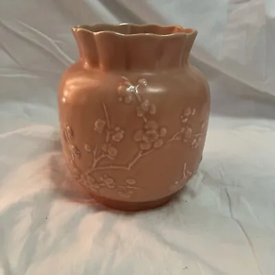 Buy Vintage Shorter & Son Vase With Raised Floral Decoration, Signed • 25£
